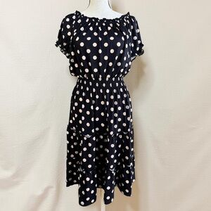 Polka Dot Navy blue Dress